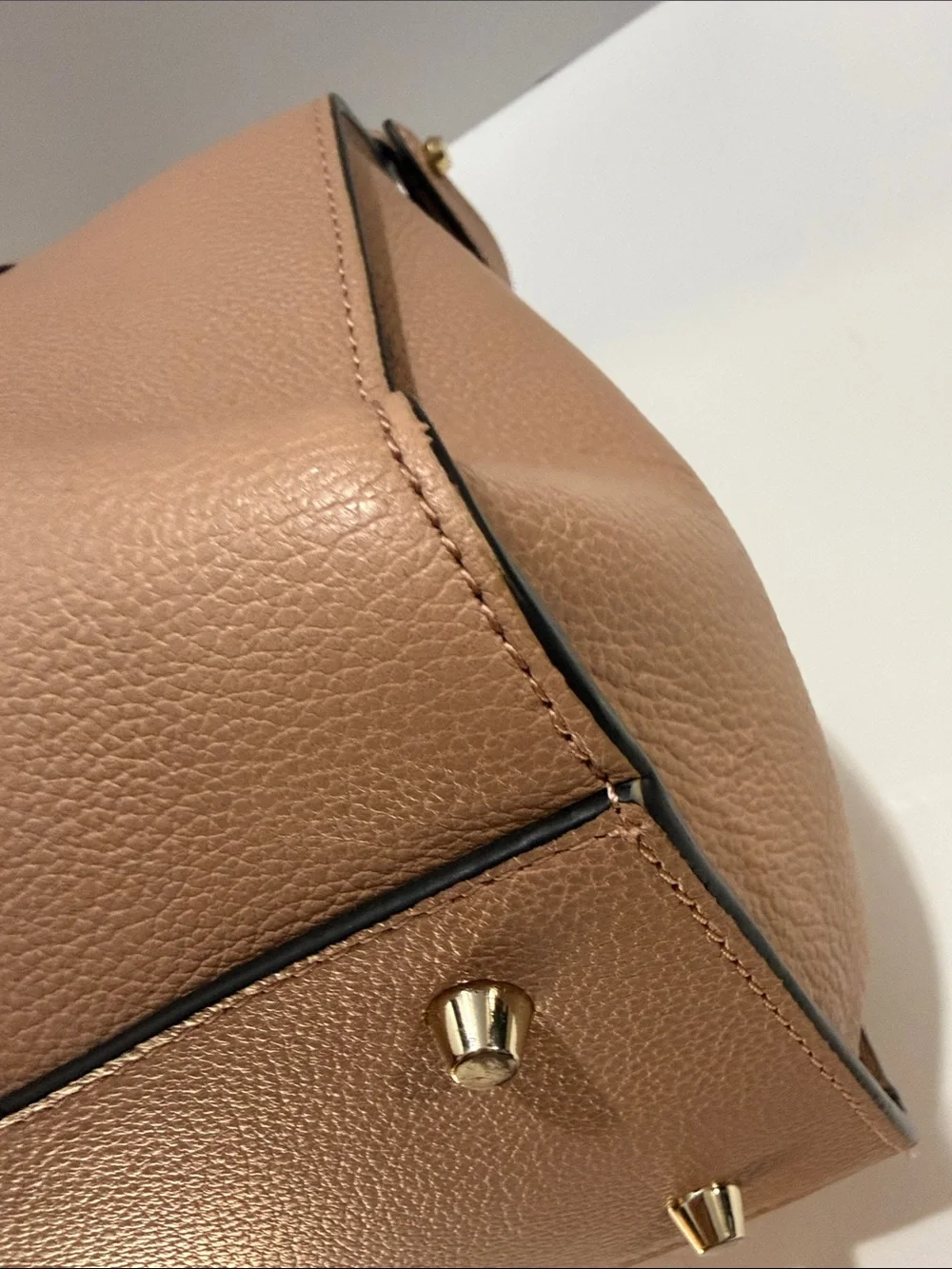 Furla Beige Leather Top-Handle Satchel - Picture 9 of 13